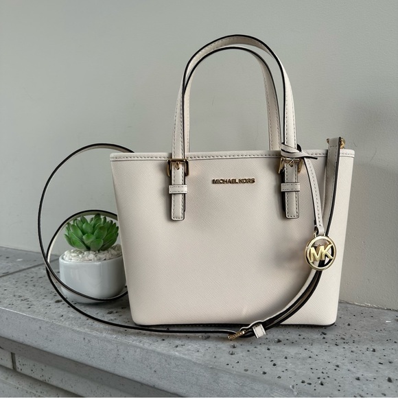 NWT Michael Kors Jet Set Travel Extra-Small Top-Zip Tote Bag - Picture 3 of 10